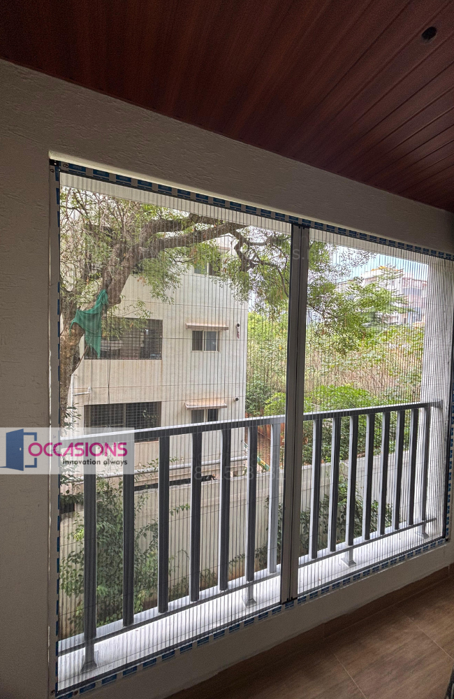 PLEATED SLIDING SYSTEM FOR BALCONY (TYPE - 1)